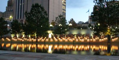 [Chairs at Bombing Memorial