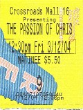 Movie ticket stub to see 'The Passion of the Christ'
