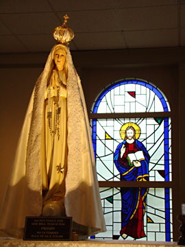 [Statue of Our Lady of Fatima]